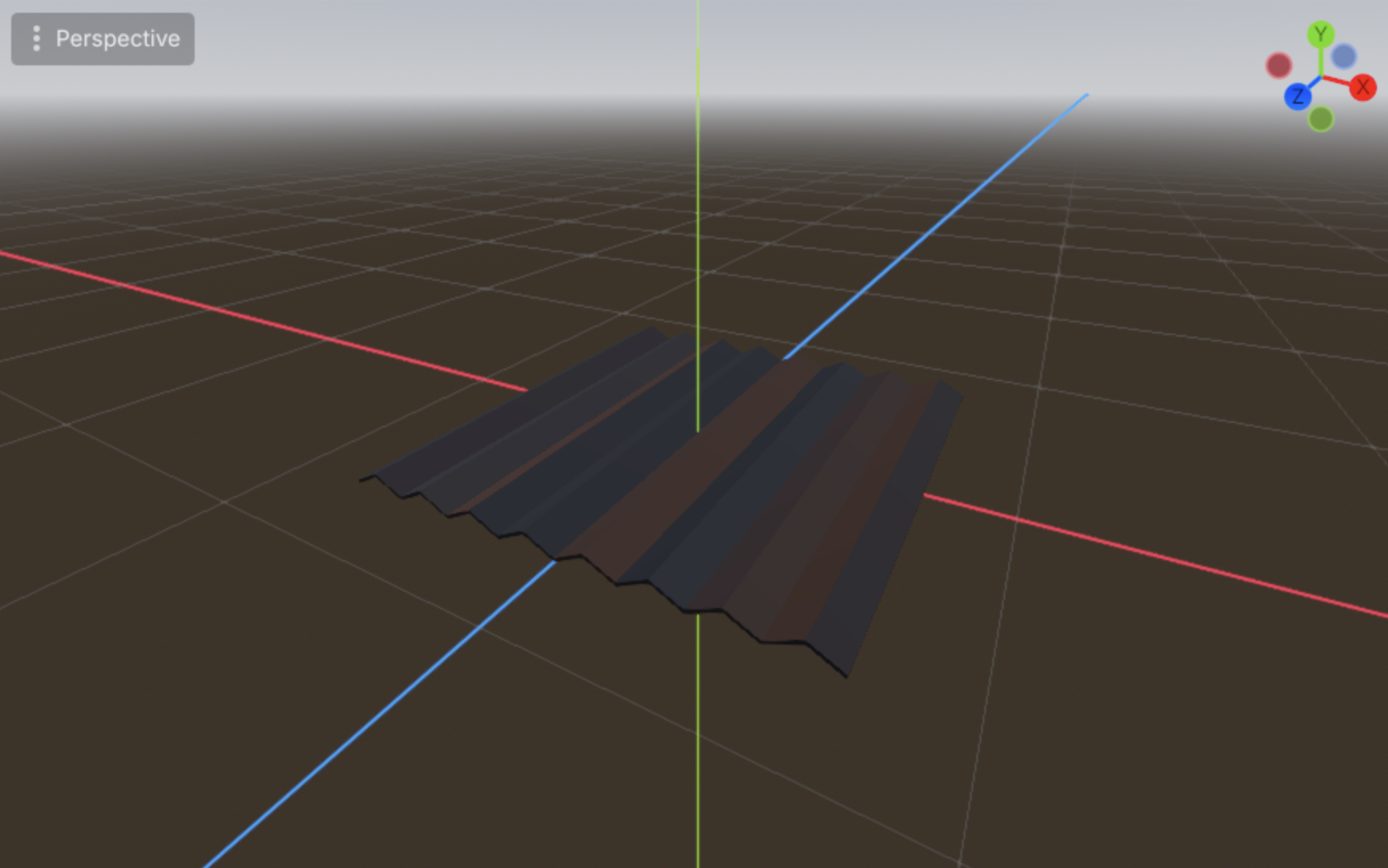 An old-fashioned heavy household iron, the kind that sits on a stove, low-poly faceted